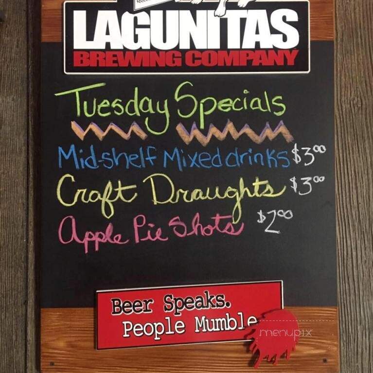 Bob's Pub - South Bend, IN menu_pic