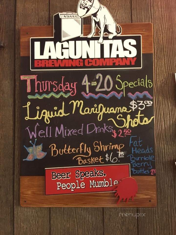 Bob's Pub - South Bend, IN menu_pic
