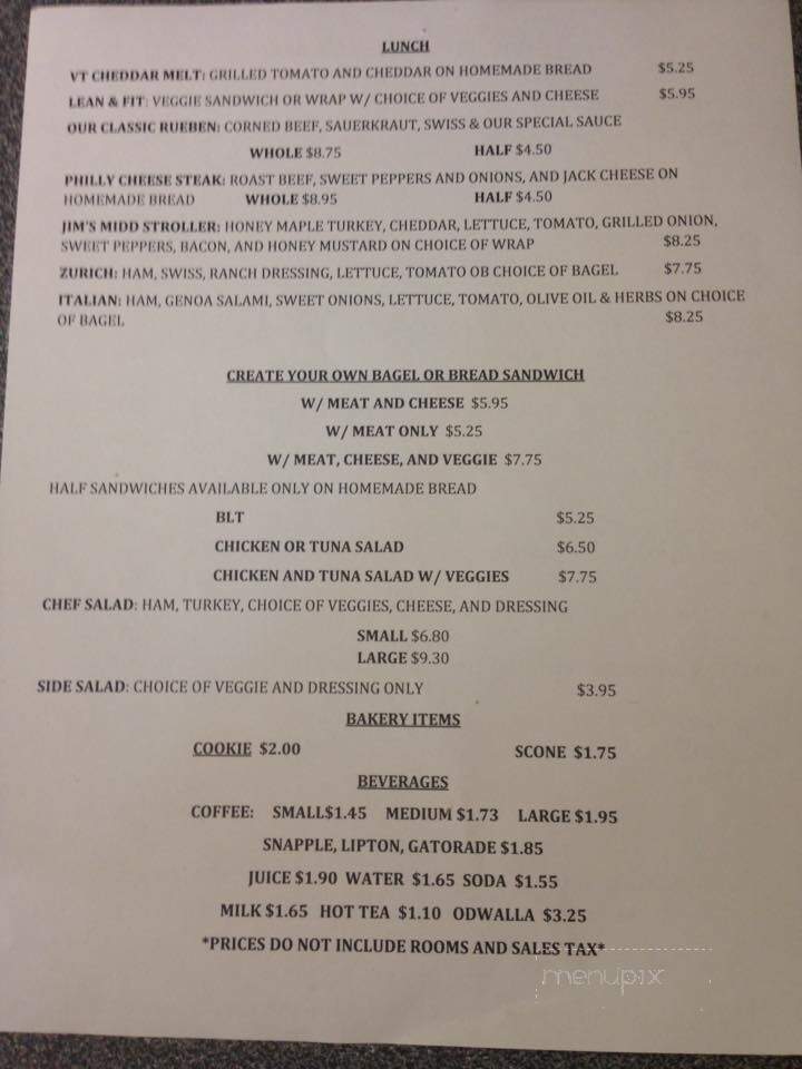 Middlebury Bagel - Middlebury, VT menu_pic