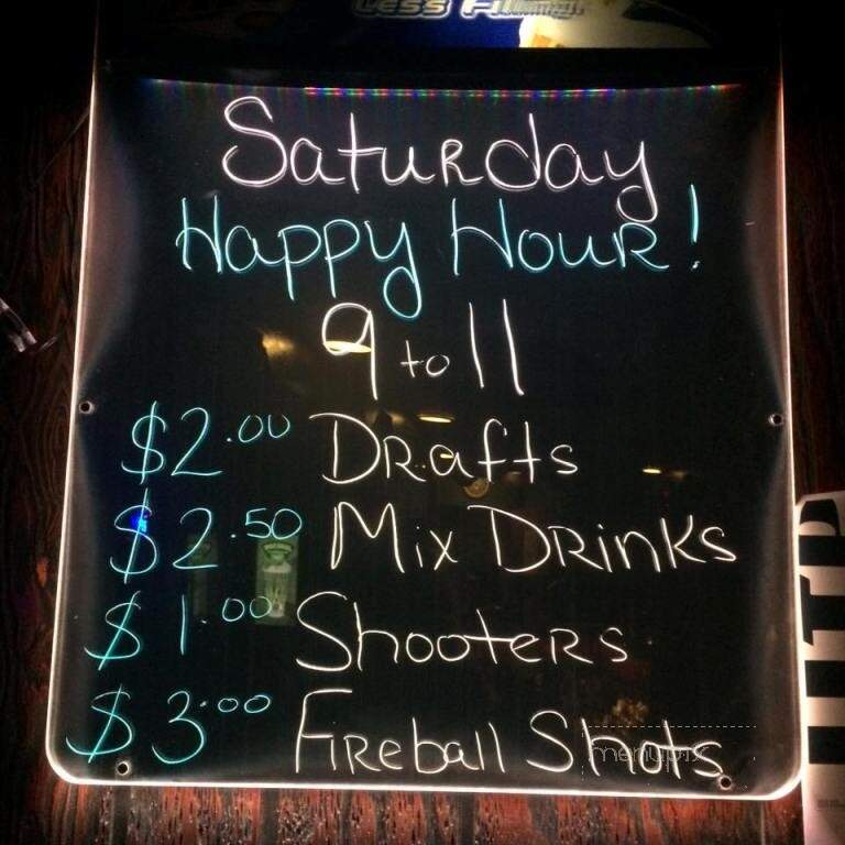 Halftime Lounge - Kingston, PA menu_pic