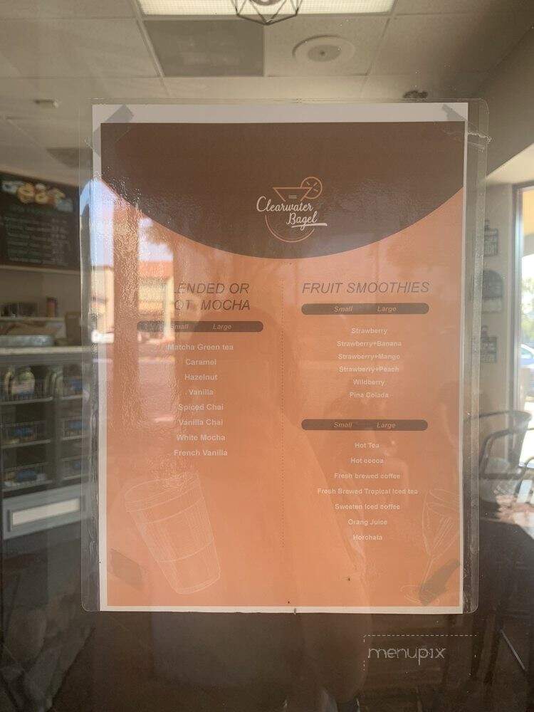 Clearwater Bagel Co - Walnut, CA menu_pic