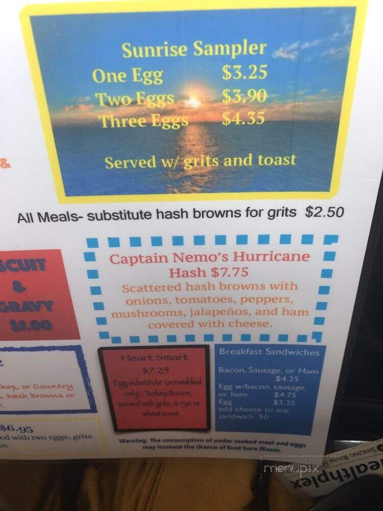 Blue Top Waffle Shoppe - Panama City, FL menu_pic