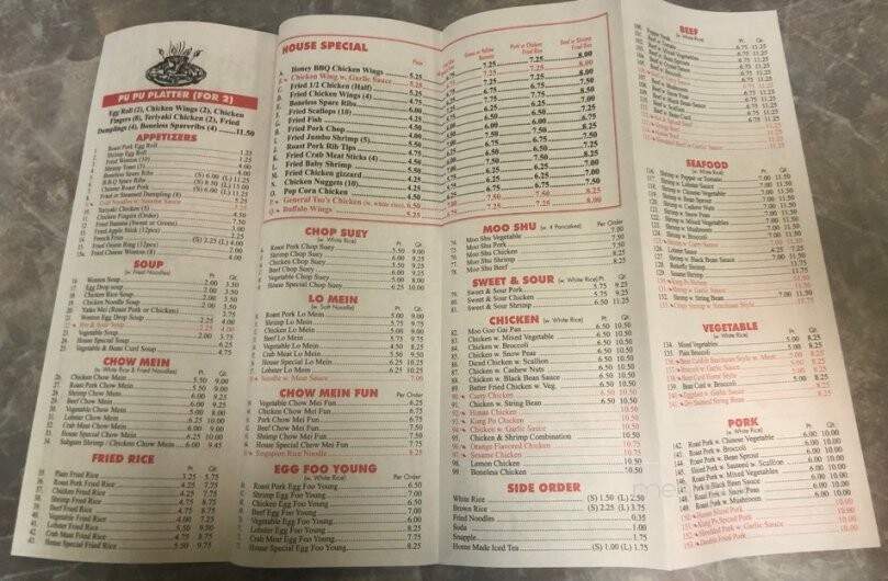 New Dragon Star Chinese Ktchn - Bronx, NY menu_pic