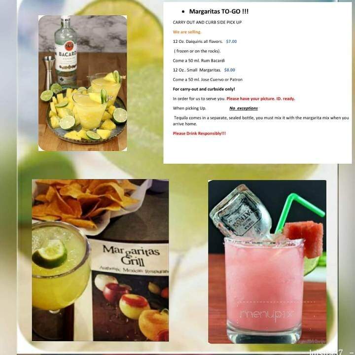 Margarita's Grill - Tuscaloosa, AL menu_pic