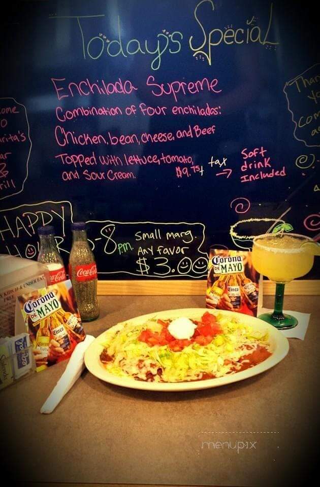 Margarita's Grill - Tuscaloosa, AL menu_pic