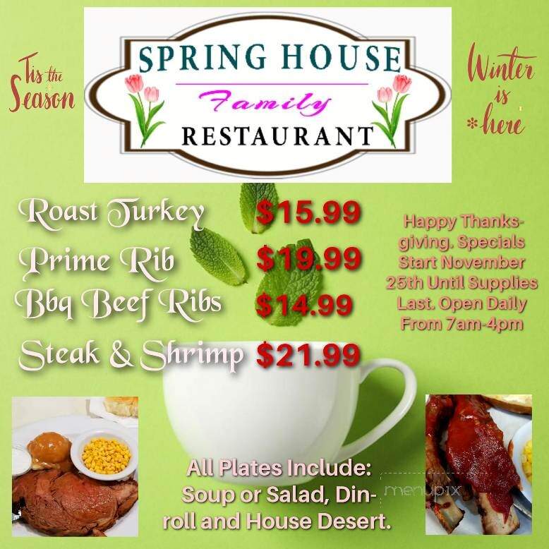 Spring House Restaurant - Hesperia, CA
