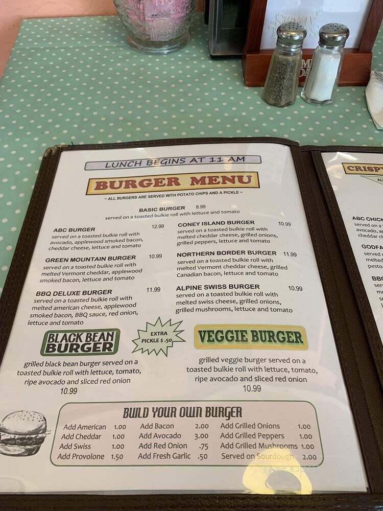 The Flamingo Diner - Brattleboro, VT menu_pic