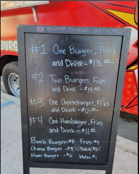 Bomb Burger - Northridge, CA menu_pic