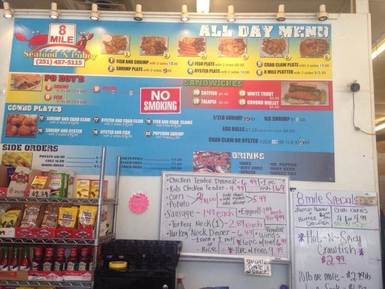 8-Mile Seafood & Poboy - Mobile, AL menu_pic
