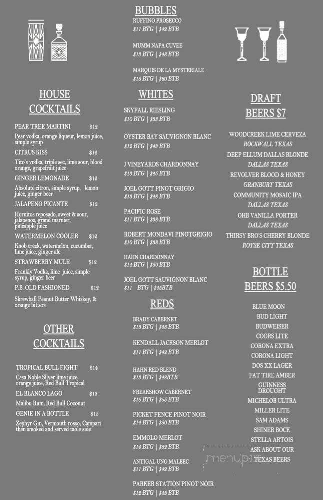 Hilton Dallas/Rockwall Lakefront Mistra - Rockwall, TX menu_pic