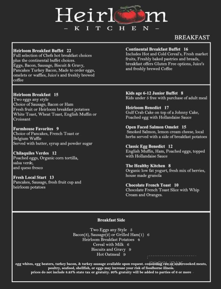 Hilton Dallas/Rockwall Lakefront Mistra - Rockwall, TX menu_pic