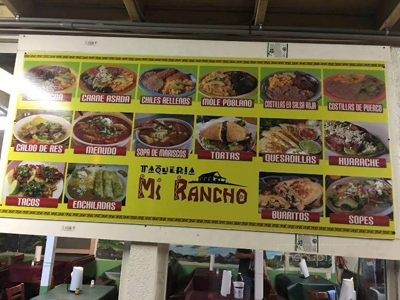 Taqueria Mi Rancho - Bradenton, FL menu_pic