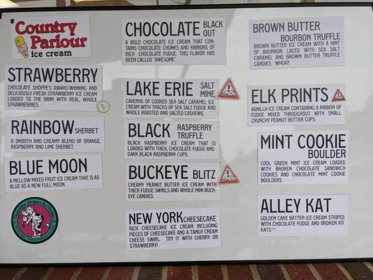 Seville Sweet Shoppe - Seville, OH menu_pic