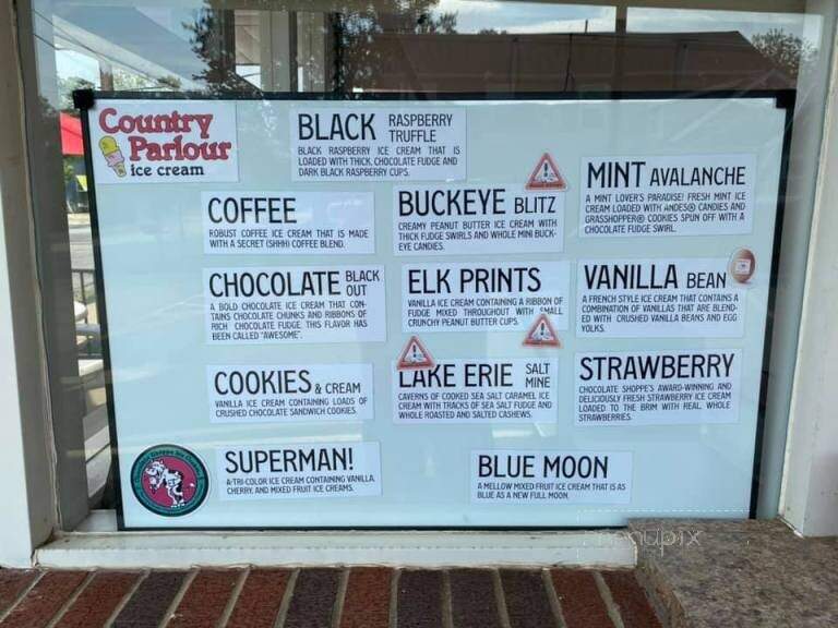 Seville Sweet Shoppe - Seville, OH menu_pic