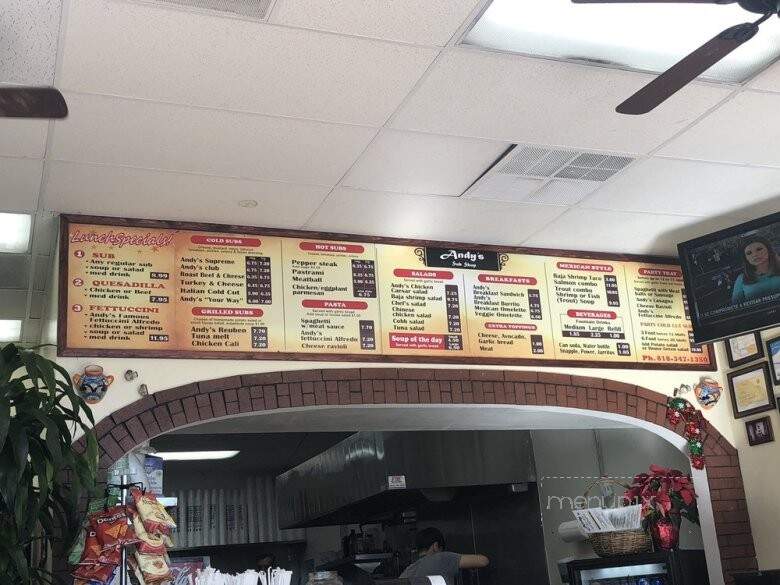 Andy's Submarine Sandwich's - Canoga Park, CA