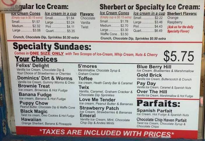 Mr Twist Ice Cream - Granite City, IL menu_pic
