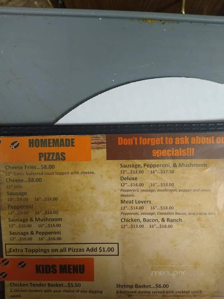 Disher's Range Line Inn - Mosinee, WI menu_pic