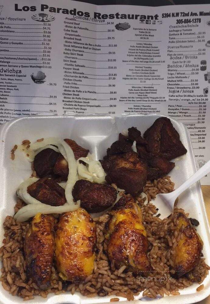 Los Parados Cafeteria - Miami, FL menu_pic