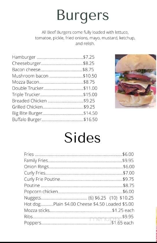 Bits & Bites - Preeceville, SK menu_pic