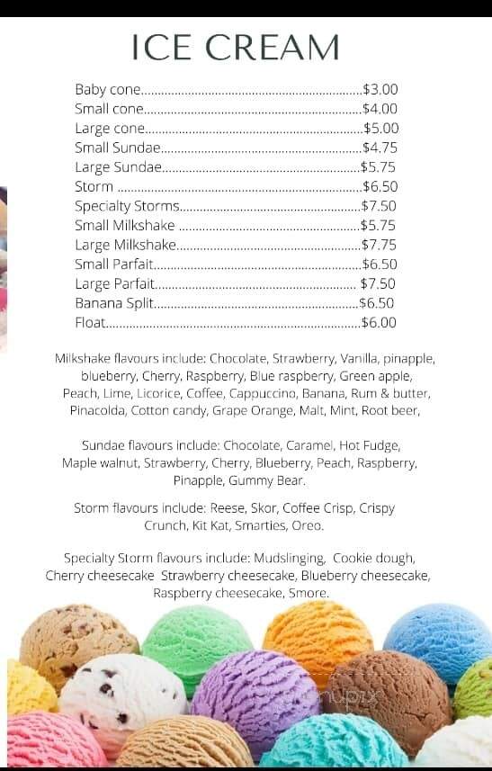 Bits & Bites - Preeceville, SK menu_pic
