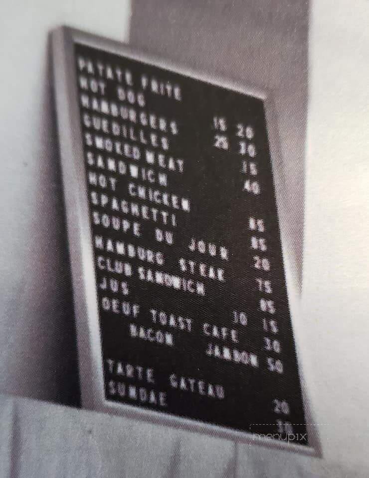 Cantine Chez Paul Enr - Magog, QC menu_pic