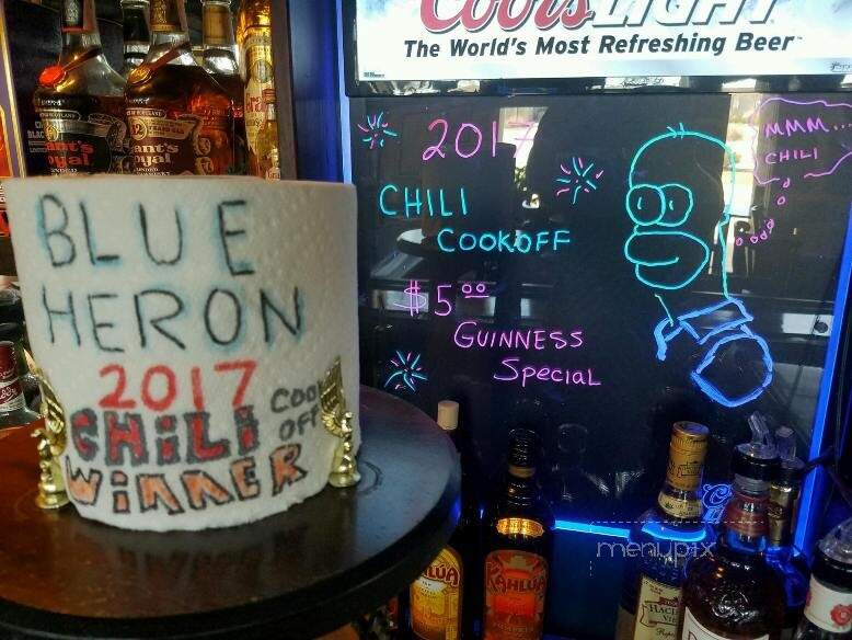 Blue Heron Cafe & Bar - Barrington, IL menu_pic