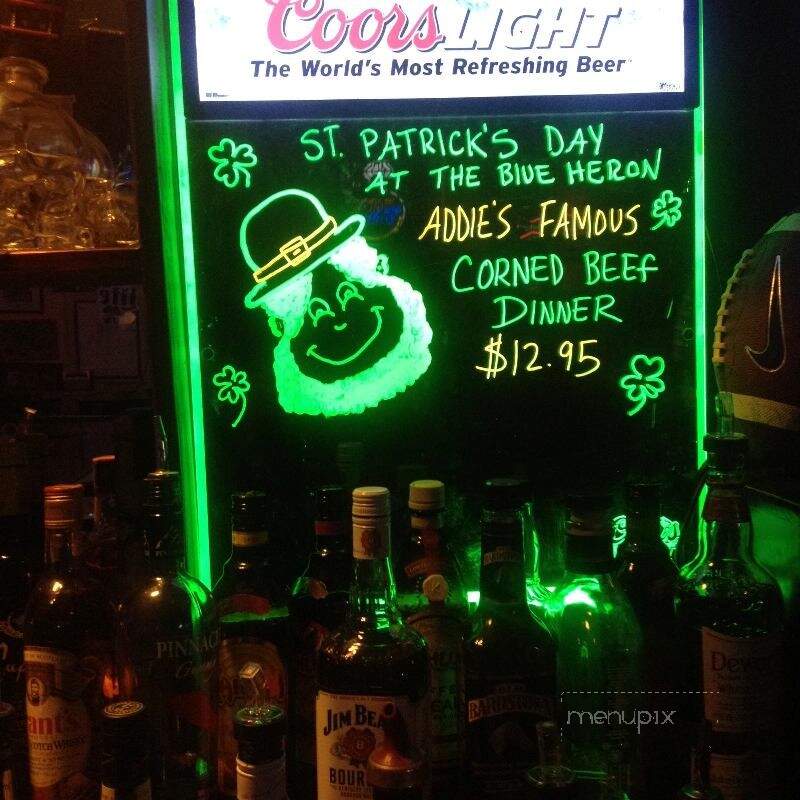 Blue Heron Cafe & Bar - Barrington, IL menu_pic