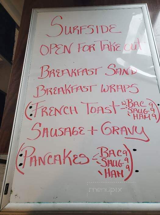 Surfside - Vinalhaven, ME menu_pic