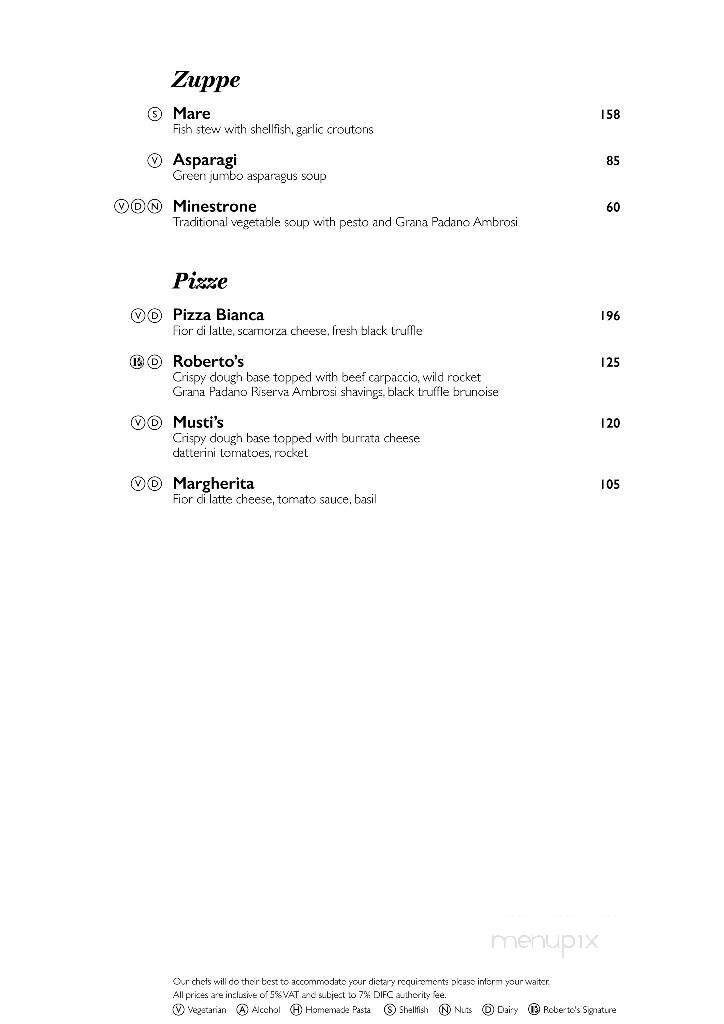 Roberto's Restaurant - Taos, NM menu_pic