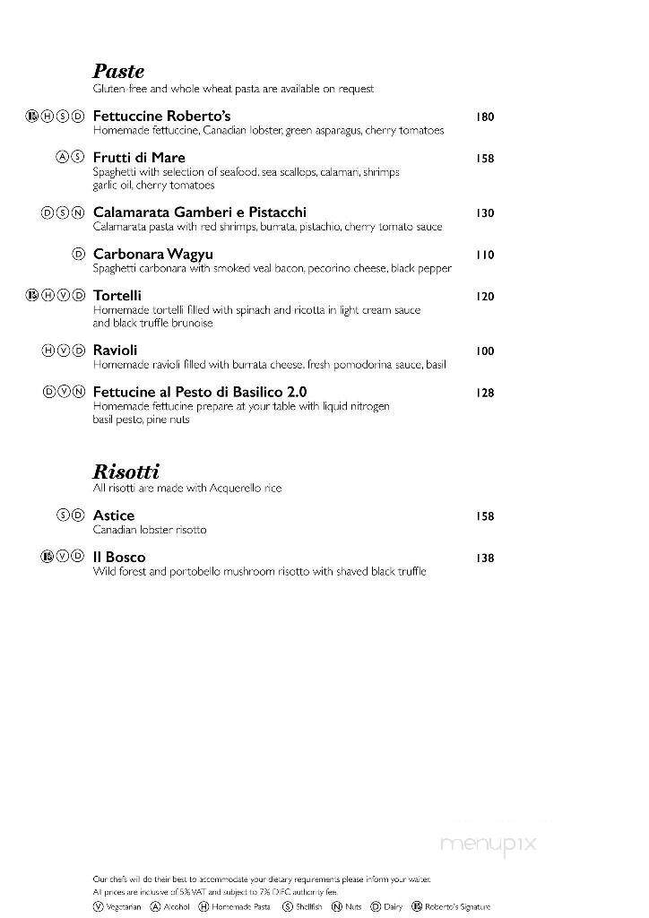 Roberto's Restaurant - Taos, NM menu_pic