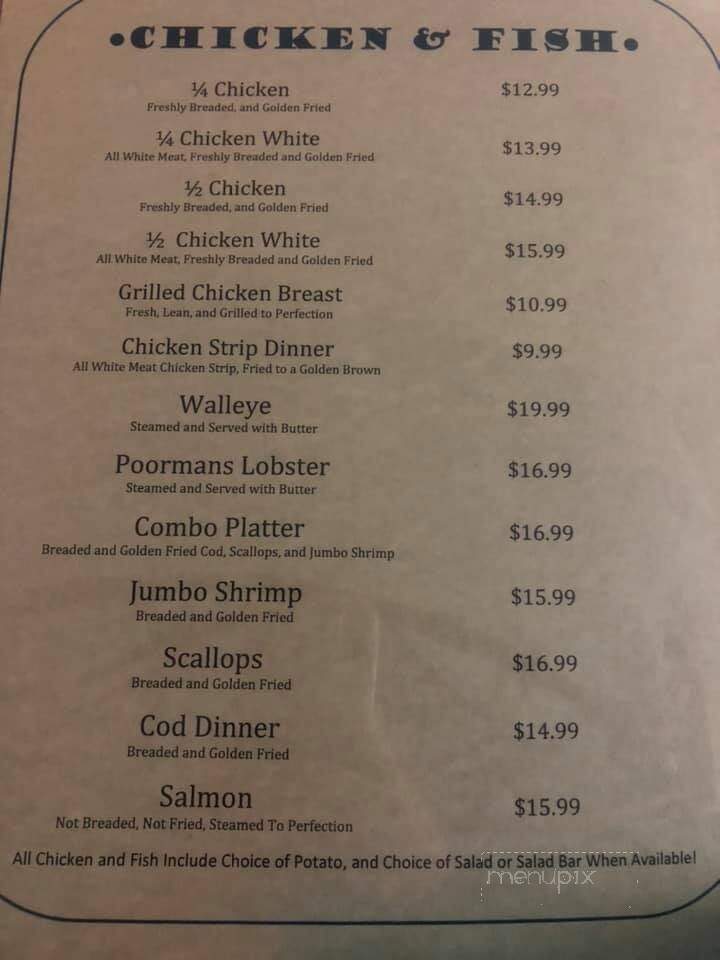 Dale's Service - Bristol, SD menu_pic