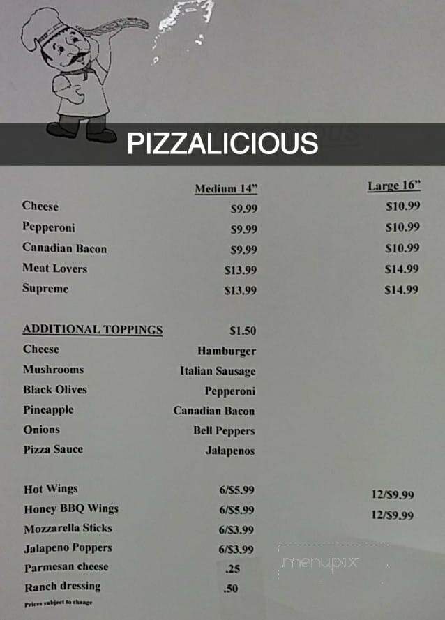 Pizzalicious - Mathis, TX