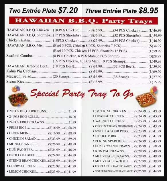 J & J Hawaiian BBQ - Menlo Park, CA menu_pic