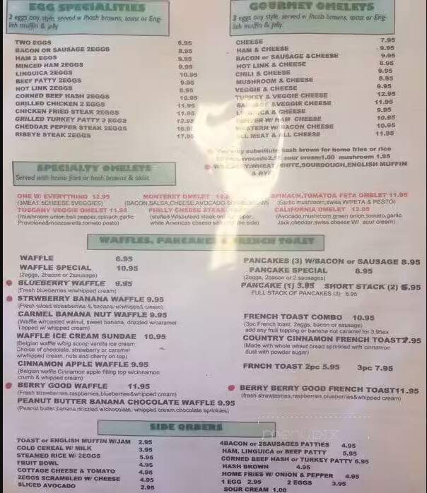Amy's Grill & Cafe - Hayward, CA menu_pic