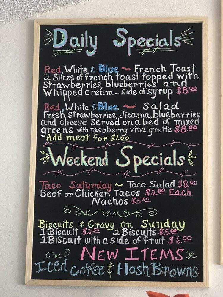 Raven's Nest - Tehachapi, CA menu_pic