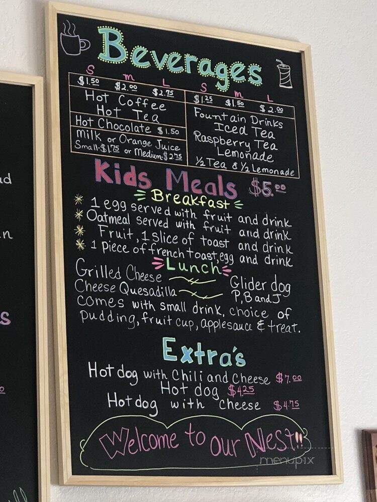 Raven's Nest - Tehachapi, CA menu_pic