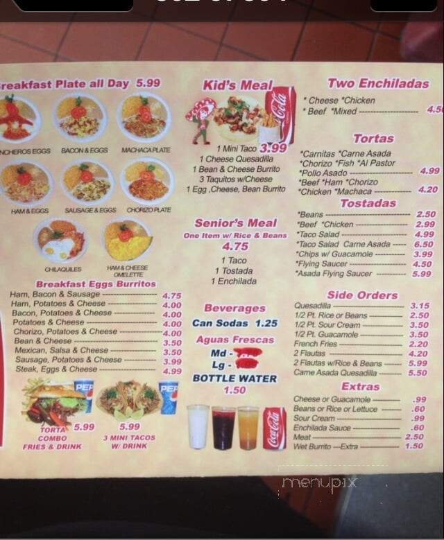Jilberto's Taco Shop - Pauma Valley, CA menu_pic