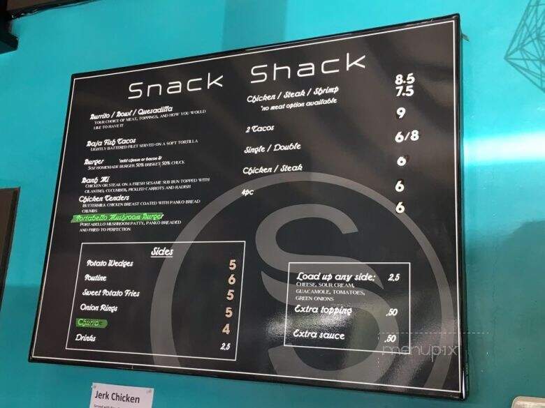Snack Shack - Toronto, ON menu_pic
