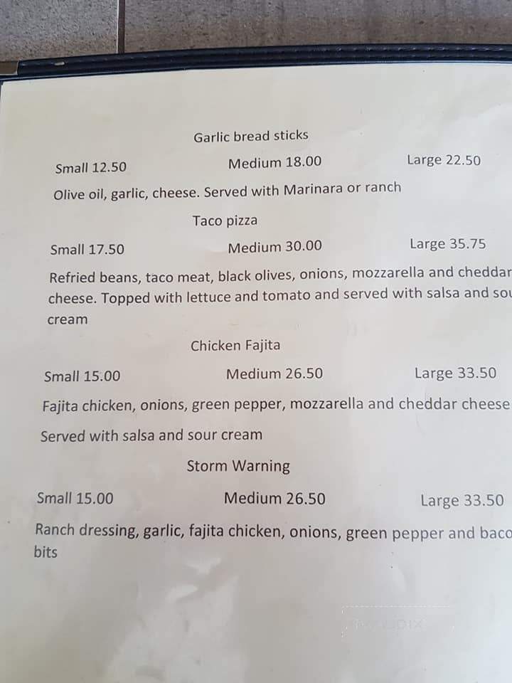 Hungry Beaver Pizza - Wrangell, AK menu_pic