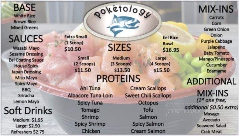Poketology - San Bernardino, CA menu_pic