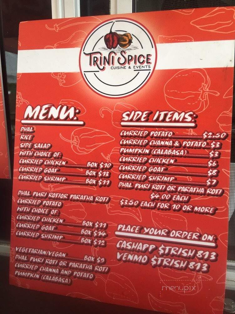 Trini Spice - Tampa, FL menu_pic