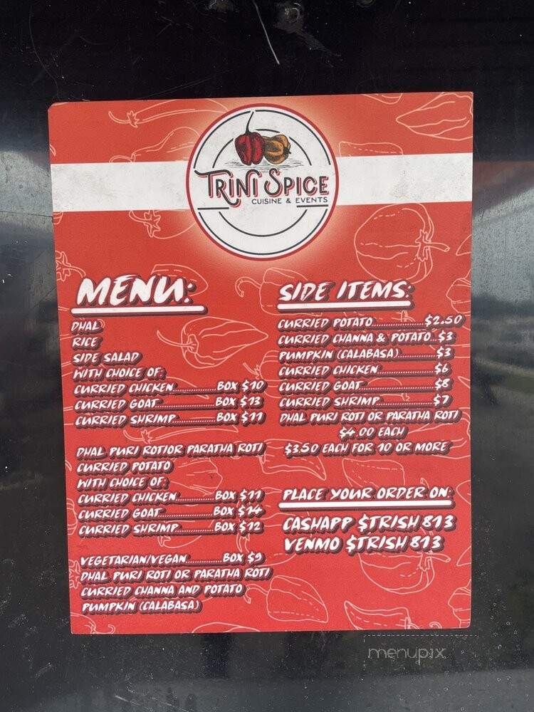 Trini Spice - Tampa, FL menu_pic