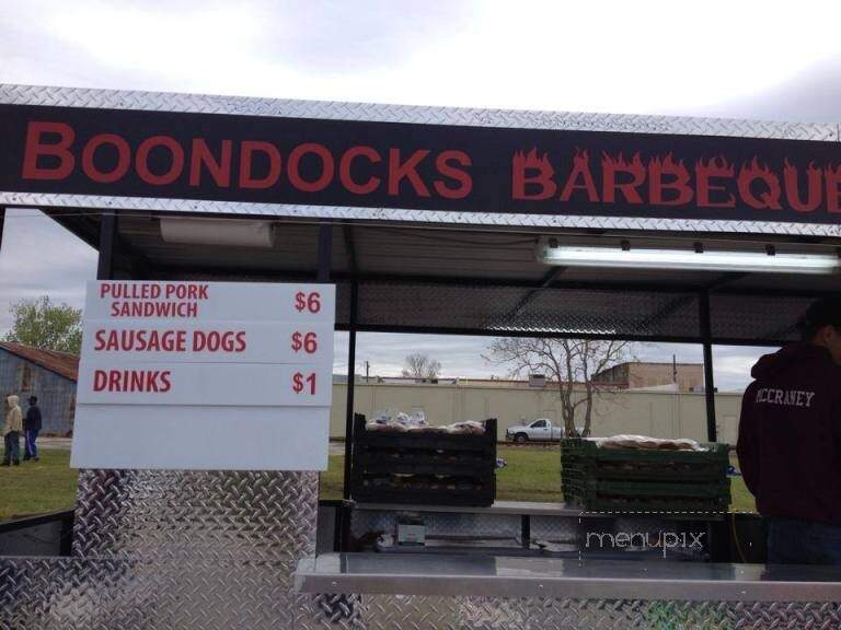 Boondocks Barbeque - Lucedale, MS menu_pic