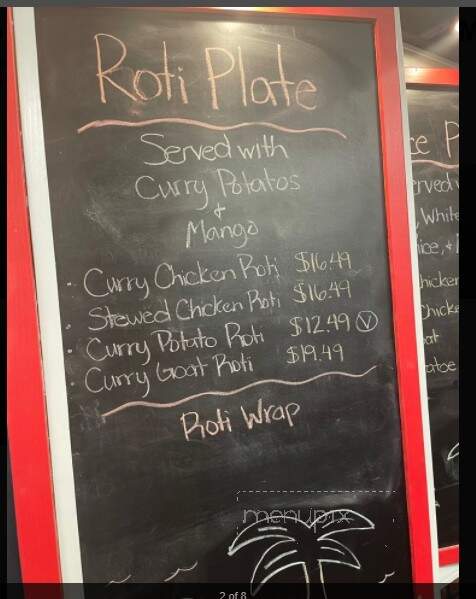 Caribbean Fusion Trini Style - Bethany, OK menu_pic
