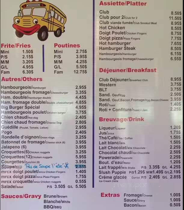 Jean Burger - Wakefield, QC menu_pic