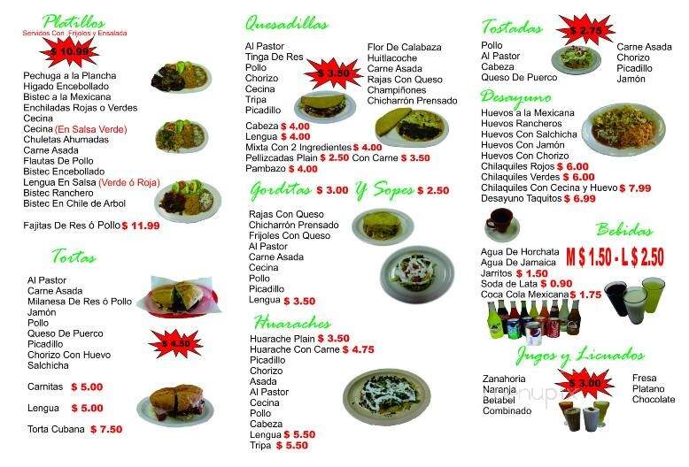 Taqueria Los Taquitos - Harvey, IL menu_pic