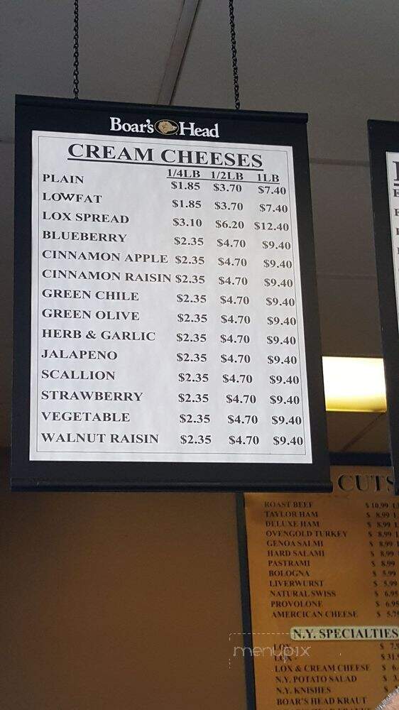 Bagel Deli Bakery - Rio Rancho, NM menu_pic