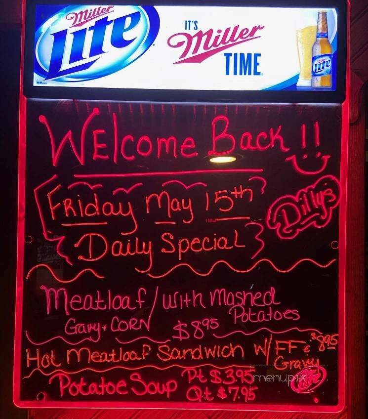 Dilly's - Claysburg, PA menu_pic