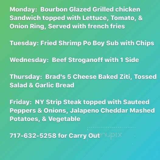 Midway Tavern - Hanover, PA menu_pic