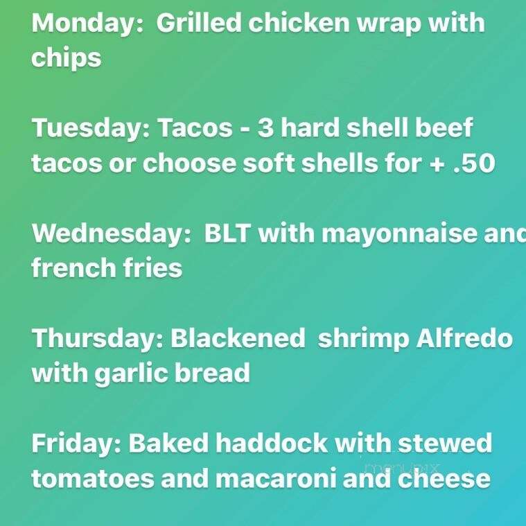Midway Tavern - Hanover, PA menu_pic